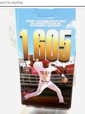 Texas Rangers Elvis Andrus 1,605 Games Bobblehead SGA –retirement game